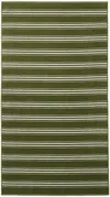 Autumn Sonata Khaki & Off-white Pool Towel In Olive & Cream