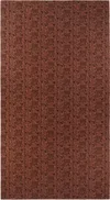 Autumn Sonata Orange & Black Marianne Tablecloth In Rust Orange/charcoal