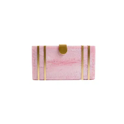 Auvre Lifestyle Women's Pink / Purple Opulent Clutch - Rose Quartz