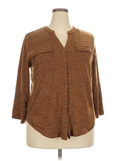 Pre-owned Auw Cardigan Sweater In Brown