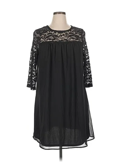 Pre-owned Auw Casual Dress In Black