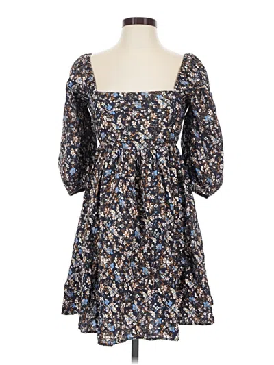 Pre-owned Auw Casual Dress In Blue