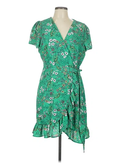 Pre-owned Auw Casual Dress In Green