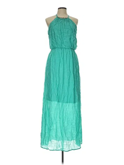 Pre-owned Auw Casual Dress In Teal