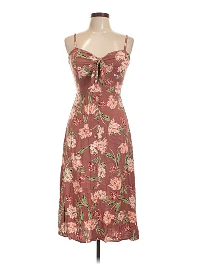 Pre-owned Auw Cocktail Dress In Brown