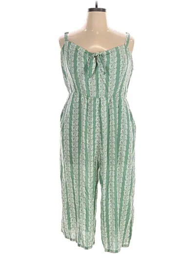 Pre-owned Auw Jumpsuit In Green