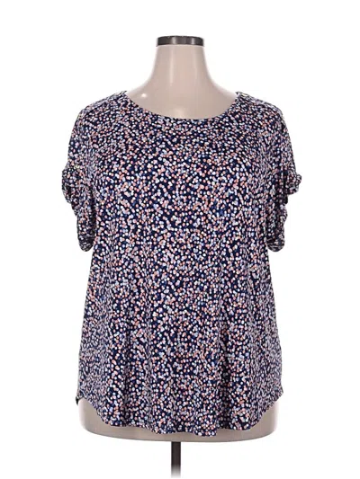 Pre-owned Auw Short Sleeve T-shirt In Blue