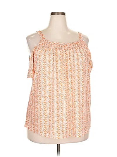 Pre-owned Auw Sleeveless Blouse In Orange