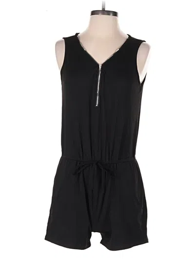 Pre-owned Auxo Romper In Black