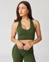 Ava Active Airlite Seamless Bra In Green