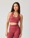 Ava Active Airlite Seamless Bra In Pink