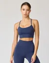 Ava Active Hera Strappy Back Bra In Blue