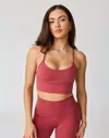 Ava Active Hera Strappy Back Bra In Multi