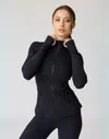 Ava Active Hera Zip Up Jacket In Black