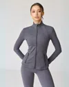 Ava Active Hera Zip Up Jacket In Grey