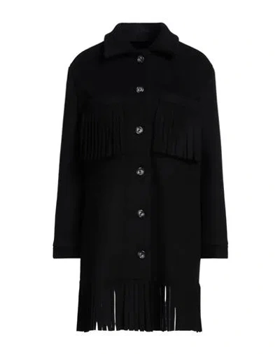 Ava Adore Woman Coat Black Size 2 Wool, Cashmere