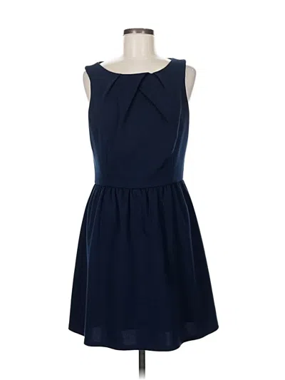 Pre-owned Ava & Aiden Casual Dress In Blue
