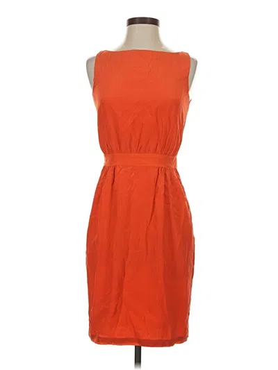Pre-owned Ava & Aiden Casual Dress In Orange