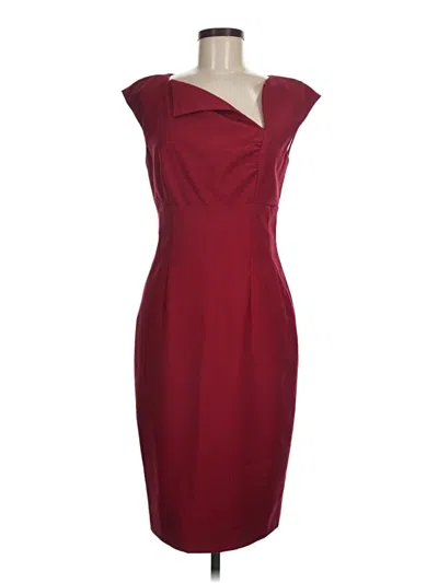 Pre-owned Ava & Aiden Cocktail Dress In Burgundy