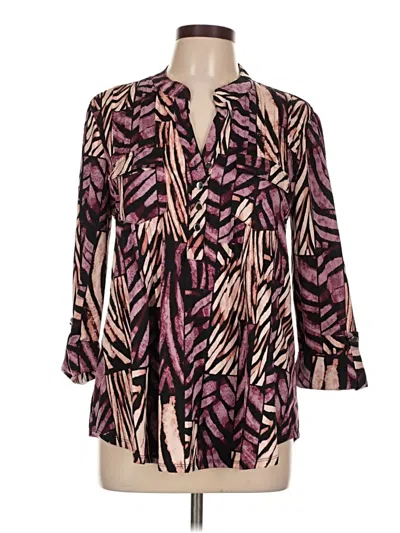 Pre-owned Ava & Grace Kimono In Purple