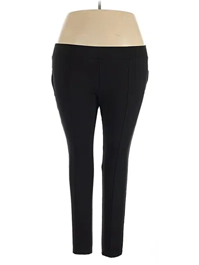 Pre-owned Ava & Viv Active Pants In Black