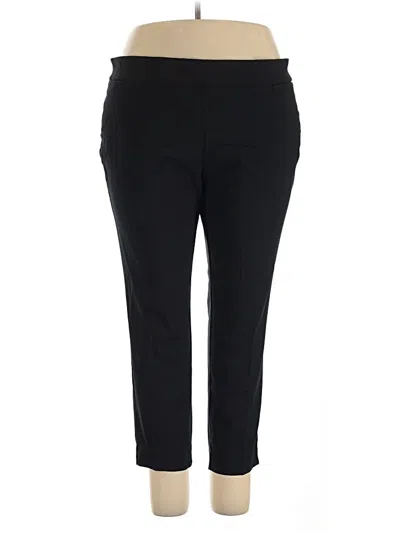Pre-owned Ava & Viv Active Pants In Black