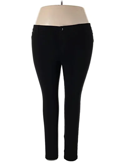 Pre-owned Ava & Viv Active Pants In Black