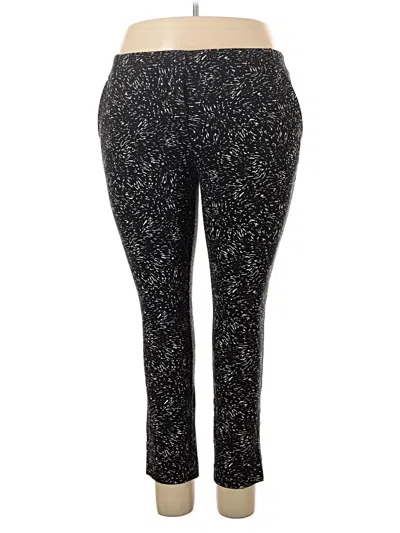 Pre-owned Ava & Viv Active Pants In Black