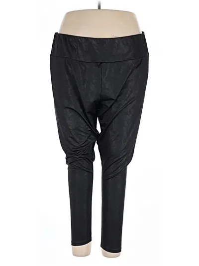 Pre-owned Ava & Viv Active Pants In Black