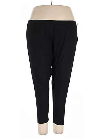 Pre-owned Ava & Viv Active Pants In Black