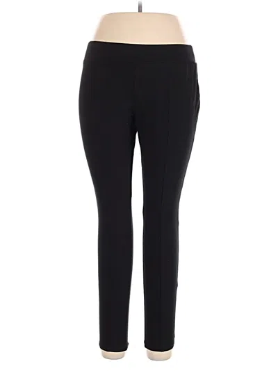 Pre-owned Ava & Viv Active Pants In Black