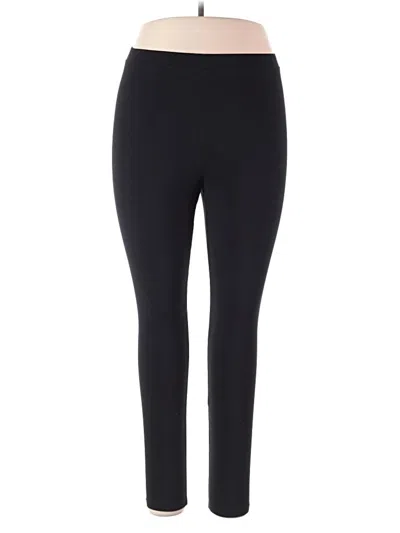 Pre-owned Ava & Viv Active Pants In Black