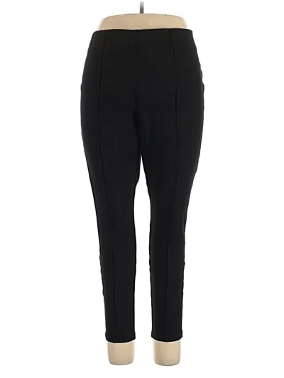 Pre-owned Ava & Viv Active Pants In Black