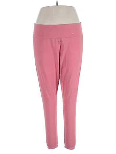 Pre-owned Ava & Viv Active Pants In Pink