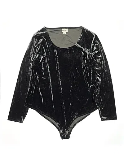 Pre-owned Ava & Viv Bodysuit In Black