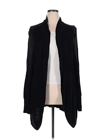 Pre-owned Ava & Viv Cardigan Sweater In Black