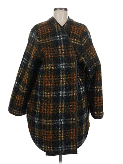 Pre-owned Ava & Viv Cardigan Sweater In Brown