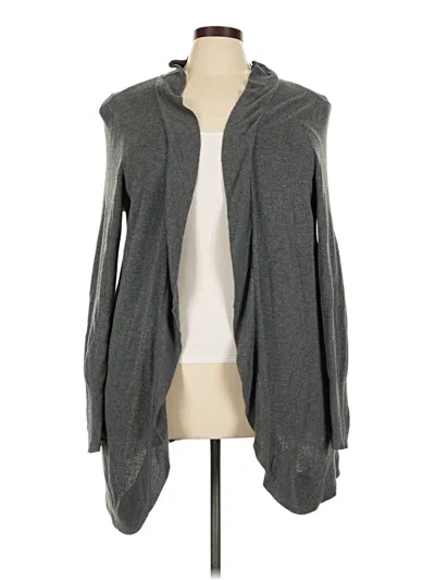 Pre-owned Ava & Viv Cardigan Sweater In Gray
