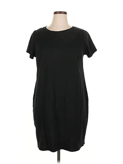Pre-owned Ava & Viv Casual Dress In Black