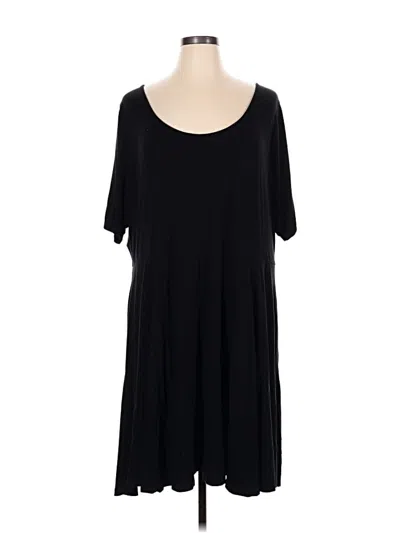 Pre-owned Ava & Viv Casual Dress In Black