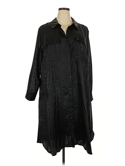Pre-owned Ava & Viv Casual Dress In Black