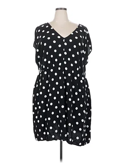 Pre-owned Ava & Viv Casual Dress In Black