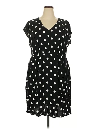 Pre-owned Ava & Viv Casual Dress In Black