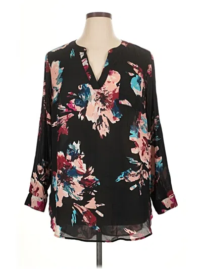 Pre-owned Ava & Viv Casual Dress In Black