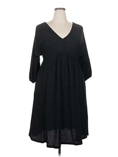 Pre-owned Ava & Viv Casual Dress In Black