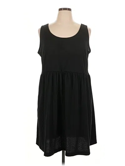 Pre-owned Ava & Viv Casual Dress In Black