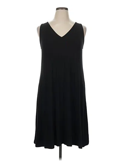 Pre-owned Ava & Viv Casual Dress In Black