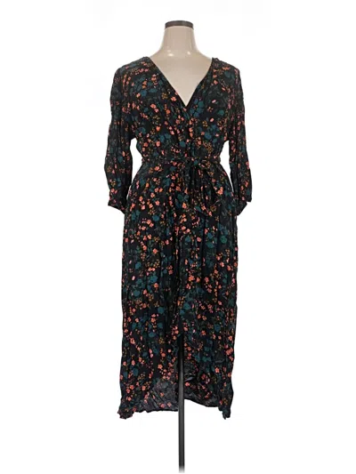Pre-owned Ava & Viv Casual Dress In Black