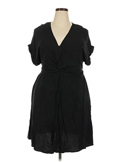 Pre-owned Ava & Viv Casual Dress In Black