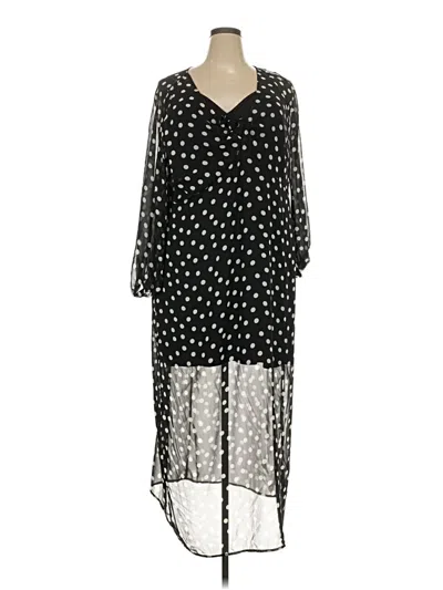 Pre-owned Ava & Viv Casual Dress In Black